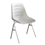 D6 4 patas publicSpaces silla de plástico