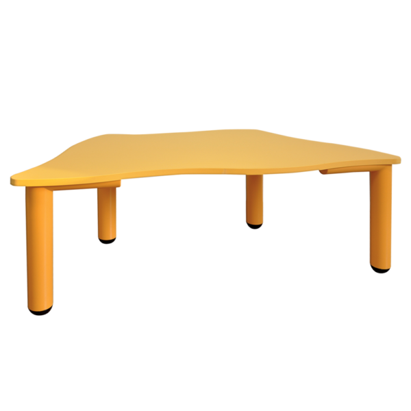 B18 shaped trapezioidal table kidergarten copia