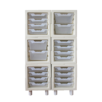 Cubeau plastic cabinet school furniture modular cube 3x2 1