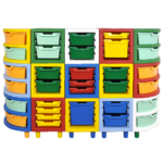 Cubeau plastic cabinet school furniture modular cube 3x3angular