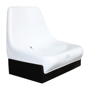 Separador metálico RisingAsiento de plástico Stadium