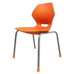 DIAMOND plastic chair orange