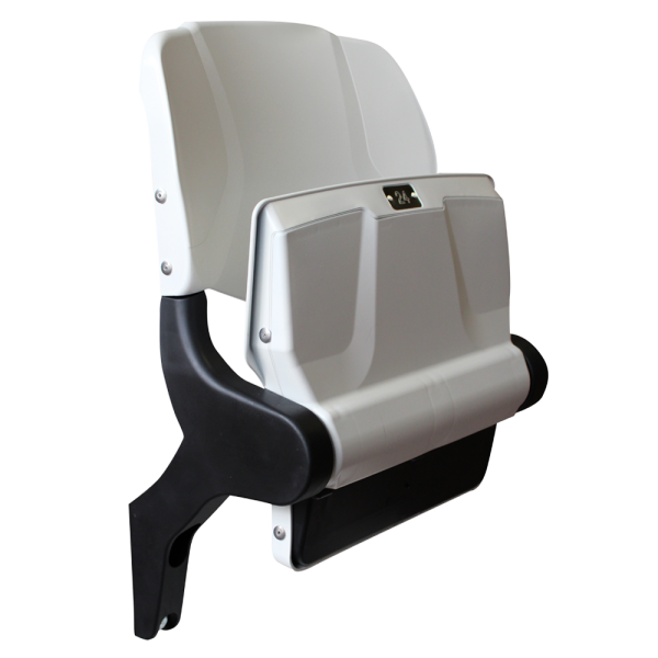 M2027 risermounted tipup plastic stadium seat